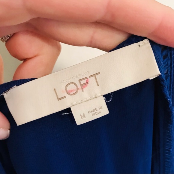 LOFT Embroidered Eyelet Style Dress - Picture 7 of 8